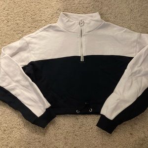 Cropped Quarterzip up